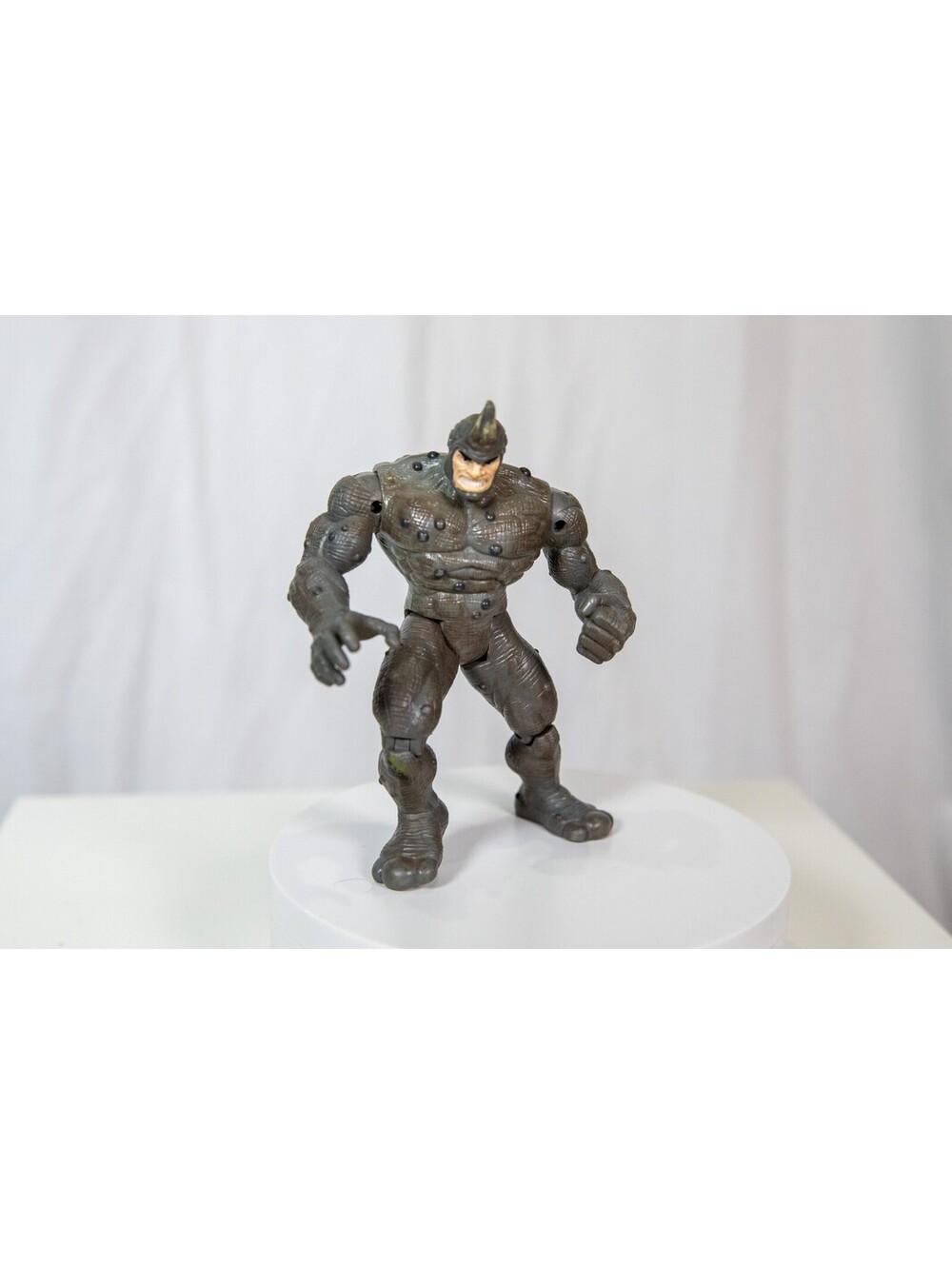 1997 Spider-Man Web Trap Rampaging Rhino 5" Action Figure ToyBiz 90s